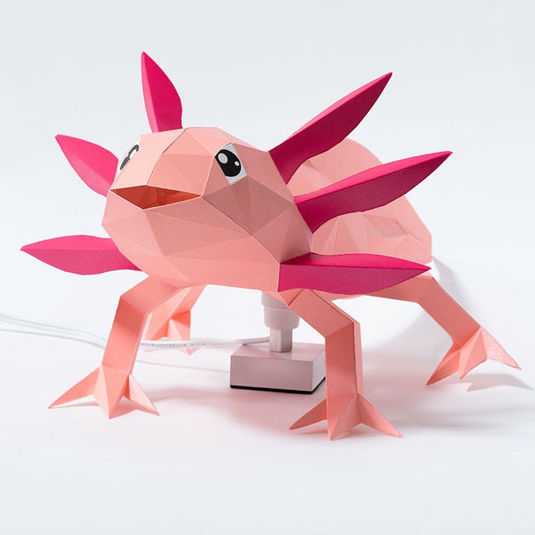 Axolotl Papercraft 3D Model
